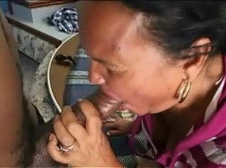 Brazilian grandma tranquil got clean out
